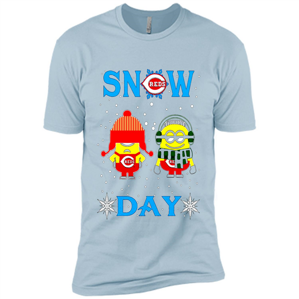 Snow Day Shirt For Cincinnati Reds Vs Minion Fans pingpong