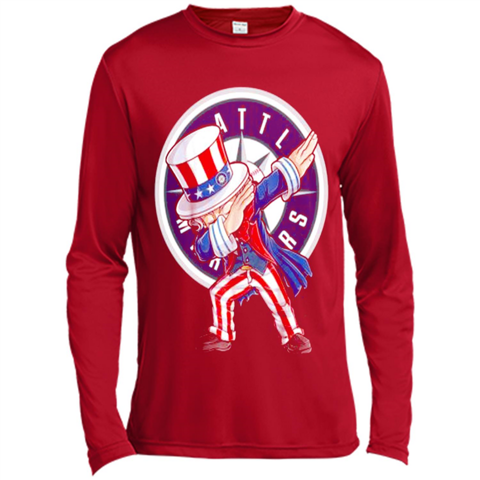 MLB SEATTLE MARINERS UNCLE SAM DABBING INDEPENDENCE DAY