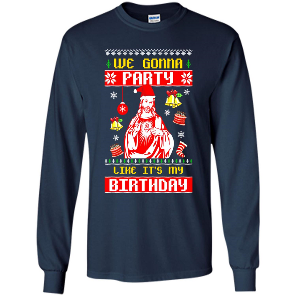 We Gonna Party Like It's My Birthday Jesus Christmas PINGPONG