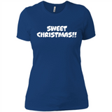 SWEET CHRISTMAS sweetchristmas - Ladies' Boyfriend T-Shirt