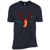 Football Christmas Shirt Reindeer Christmas Football Funny - Premium Short Sleeve T-Shirt