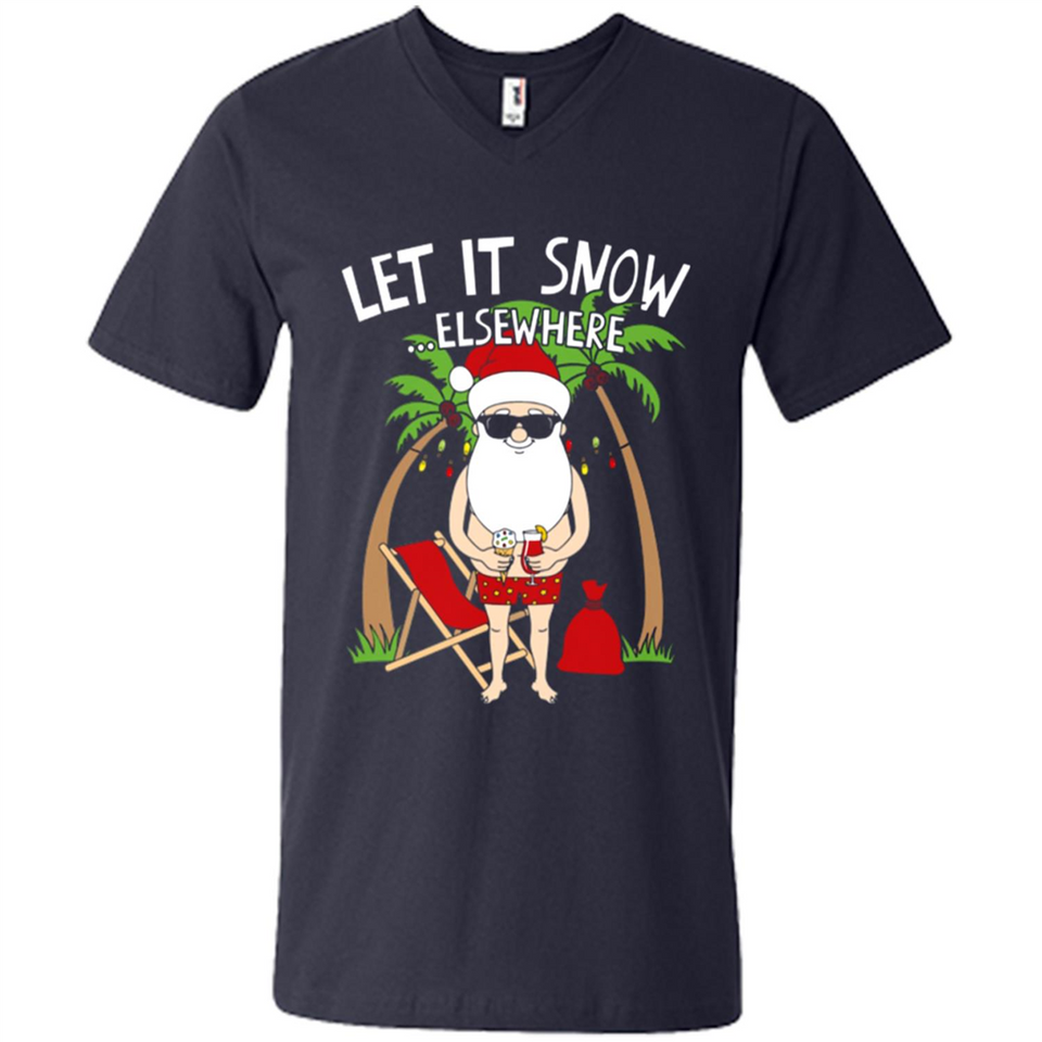 Let It Snow Elsewhere - Men's V-Neck