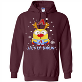 Minion Arizona Diamondbacks Ugly Christmas Sweater Let it Snow - Hoodie