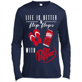 LIFE IS BETTER IN FLIP FLOPS WITH DR PEPPER