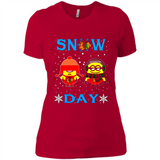 Snow Day Shirt For Chicago Blackhawks Vs Minion Fans pingpong