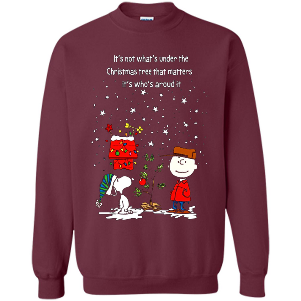 It’s Not What’s Under The Christmas Tree Snoopy Charlie Brown PING PONG