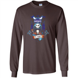 Charlotte Hornets Halloween The Nightmare Before Christmas - Long Sleeve T-Shirt