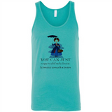 Mary Poppins Clipart You Can Just Supercalifuckilistic Kissmyassadocious MERCHCUTE - Canvas Unisex Tank