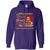 November Girl She Slays She Prays Beautiful Birthday PINGPONG