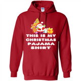 This is My Christmas Pajama Shirt - Santa Bear Tree Gift Tee