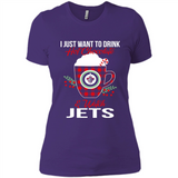 I Just Want To Drink Hot Chocolate & Watch Winnipeg Jets Ugly Christmas Sweater PINGPONG