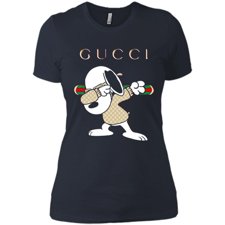 SNOOPY GUCCI DABBING - Ladies' Boyfriend T-Shirt