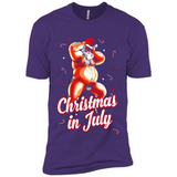 Christmas In July - Funny Dancing Santa - Premium Short Sleeve T-Shirt