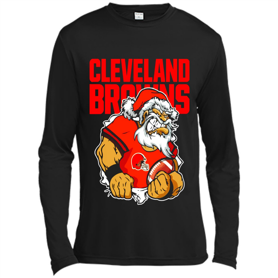 Grumpy Santa Claus Cleveland Browns Football Team PINGPONG