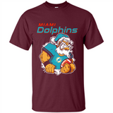 Grumpy Santa Claus Miami Dolphins Football Team PINGPONG