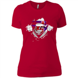 Cleveland Indians And Superman Fans - Ladies' Boyfriend T-Shirt
