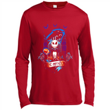Carolina Panthers Halloween The Nightmare Before Christmas - Canvas Long Sleeve T-Shirt