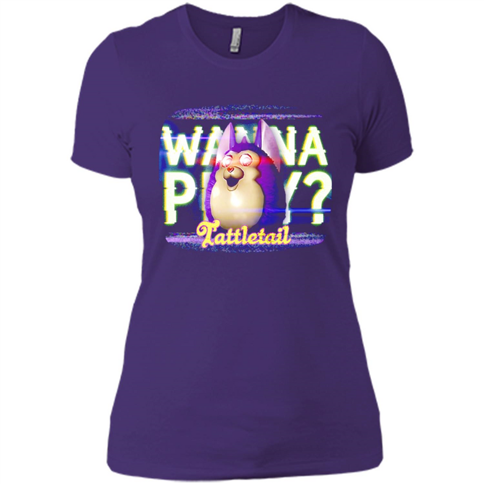 Wanna Play Tattletail - Ladies' Boyfriend T-Shirt