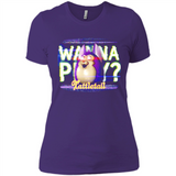 Wanna Play Tattletail - Ladies' Boyfriend T-Shirt
