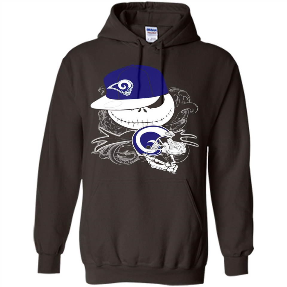 Jack Skellington The Nightmare Before Christmas-Rams Football - Hoodie