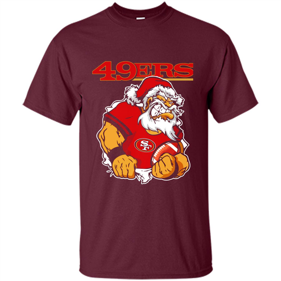 Grumpy Santa Claus San Francisco 49ers Football Team PINGPONG