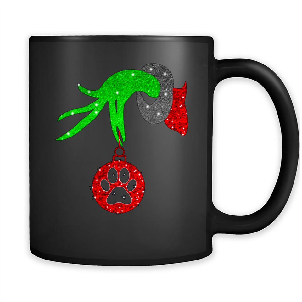 GRINCH HAND DOG PAW CHRISTMAS PINGPONG