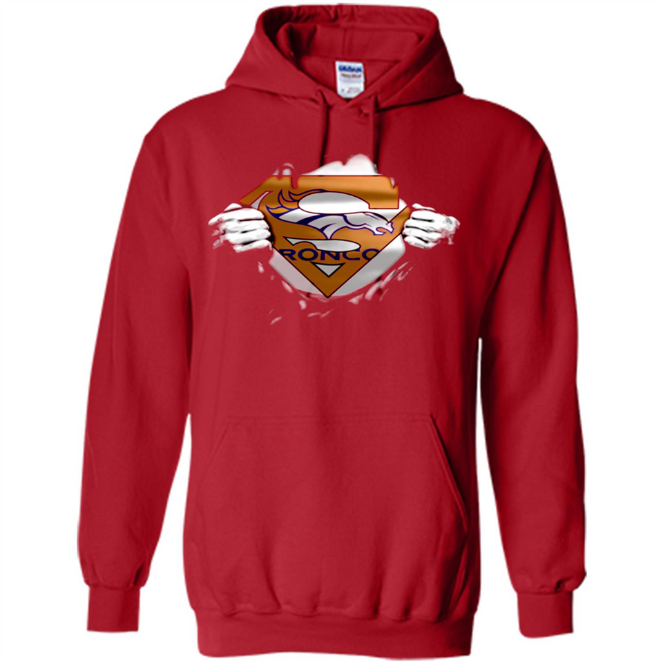 Denver Broncos And Superman Fans - Hoodie
