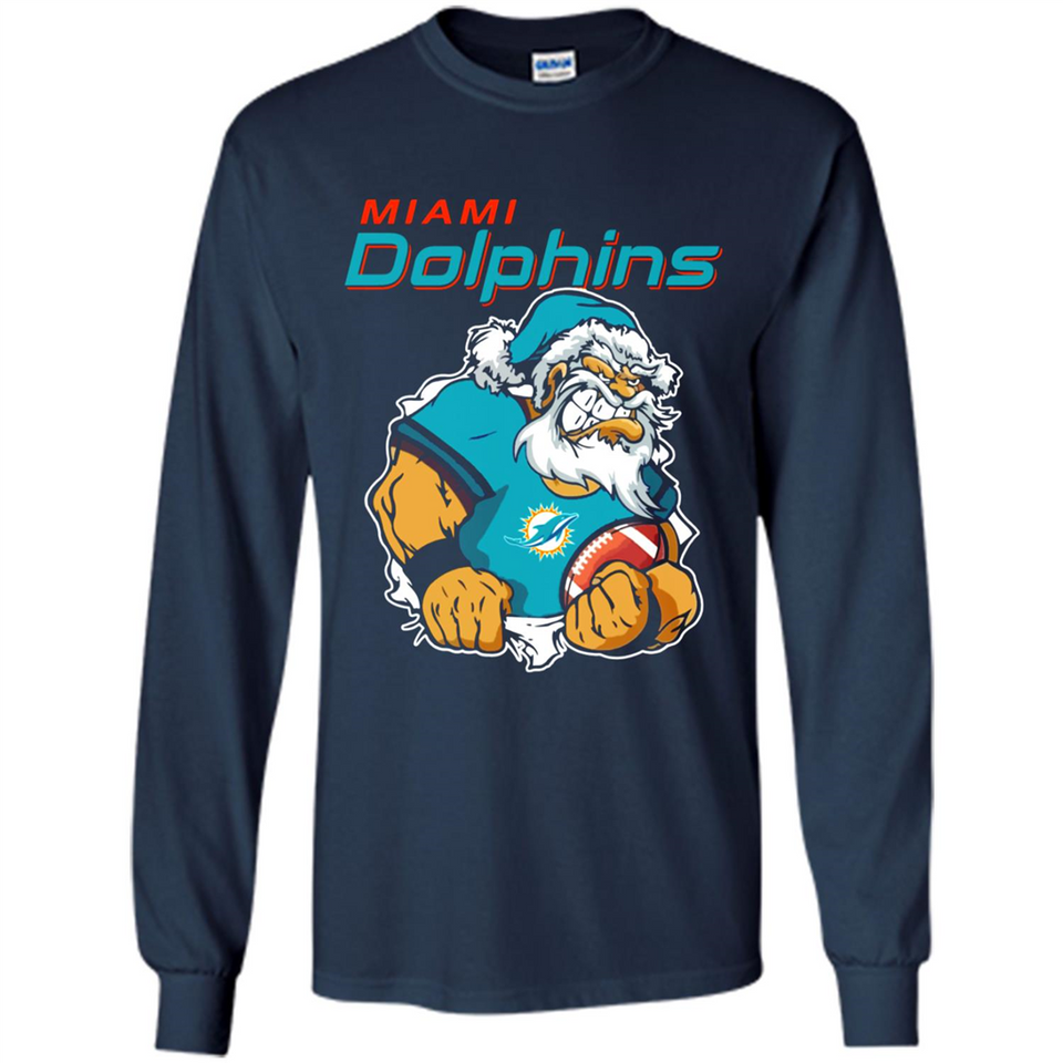 Grumpy Santa Claus Miami Dolphins Football Team PINGPONG