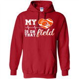 Cleveland Browns Football My Heart is on that Field - Hoodie
