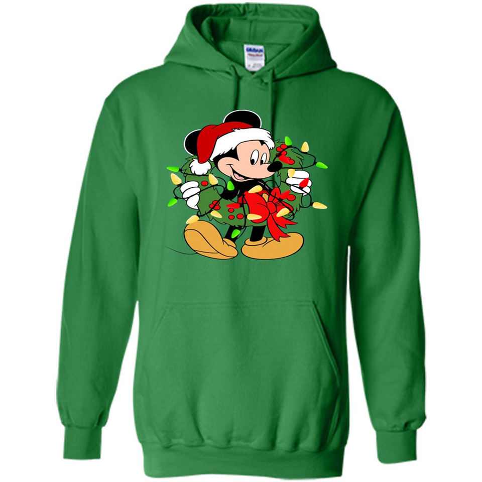 Disney Mickey Mouse Christmas Lights Sweatshirt - Hoodie