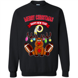 Washington Redskins NFL Reindeer Funny Merry Christmas And Happy New Year