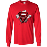 Chicago Bulls And Superman Fans - Long Sleeve T-Shirt