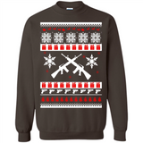 Rifle I Want Rifle Guns For Christmas ugly - Sweatshirt
