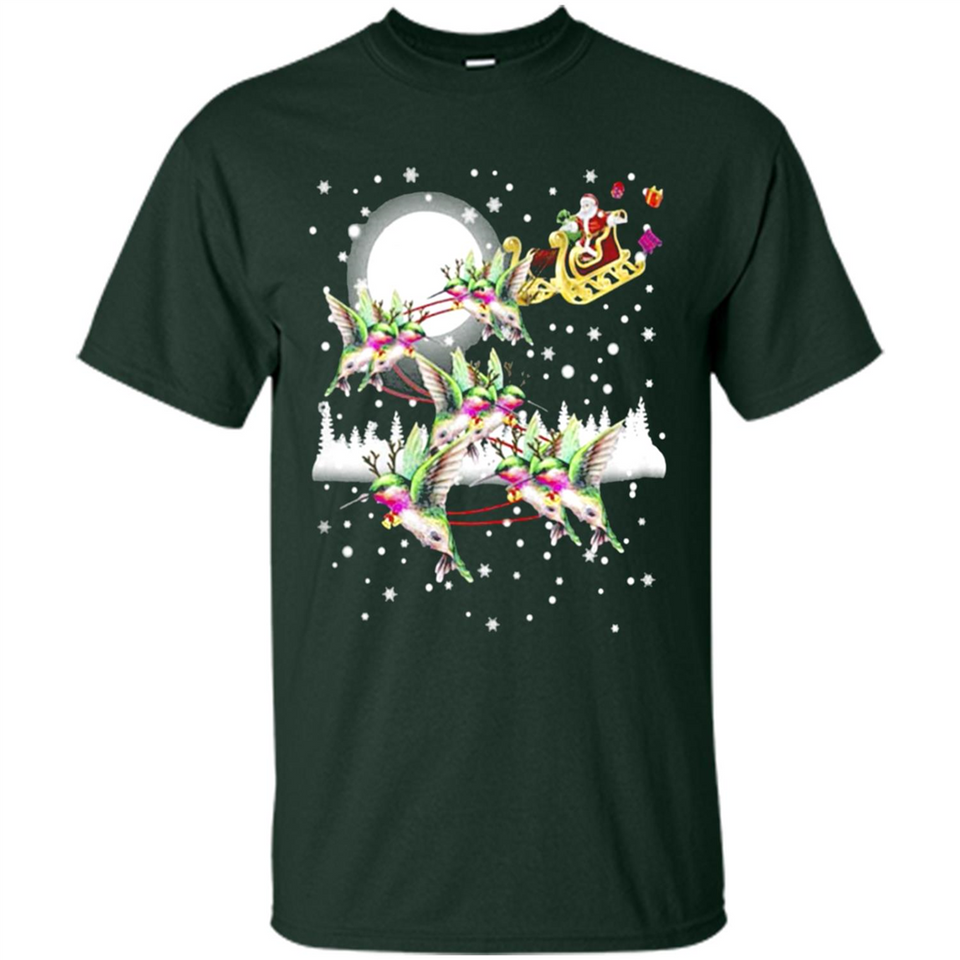Hummingbird Santa Sleigh - Shirt