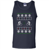 Christmas Ugly Sweater Cycling - Best Ugly Christmas Sweater - Tank Top