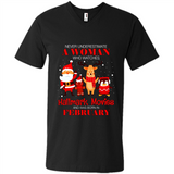 Never Underestimate A February Woman Watches Hallmark Movies Sweatshirt PINGPONG