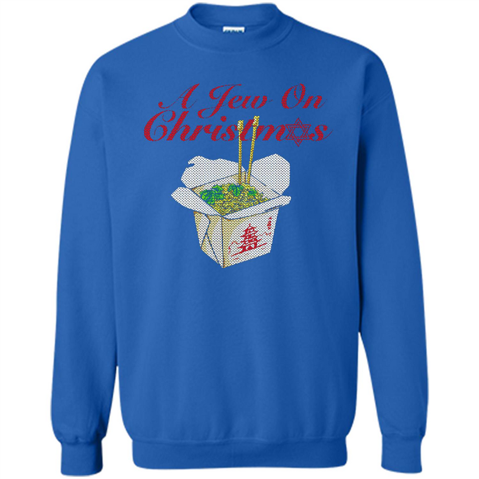 Christmas Ugly Sweater A Jew On Christmas - Sweatshirt