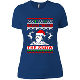 Narcos dashing through the snow Christmas sweatshirt PINGPONG