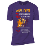 Know I'm on fire let me finish this weld shirt Sweatshirt - Premium Short Sleeve T-Shirt