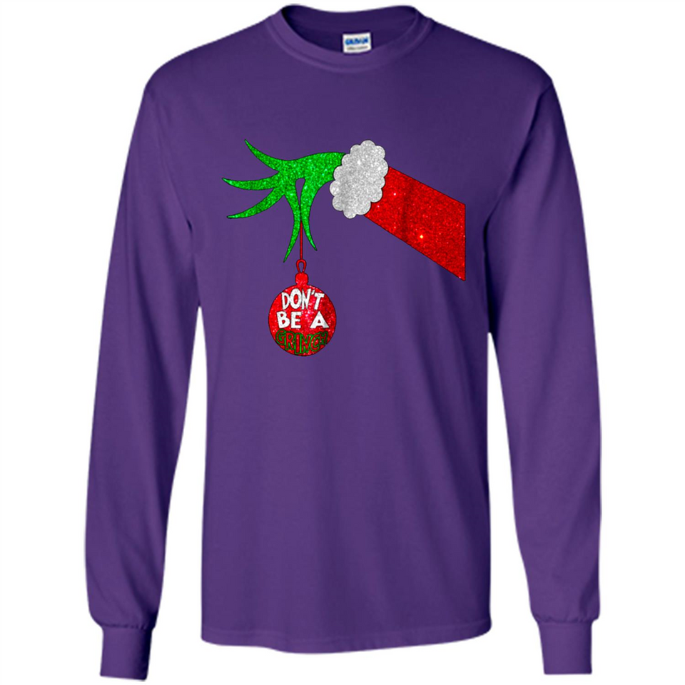 GRINCH HAND HOLDING CHRISTMAS ORNAMENT - DON'T BE A GRINCH PINGPONG