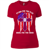 Dallas Cowboys - stand for the flag kneel for the cross