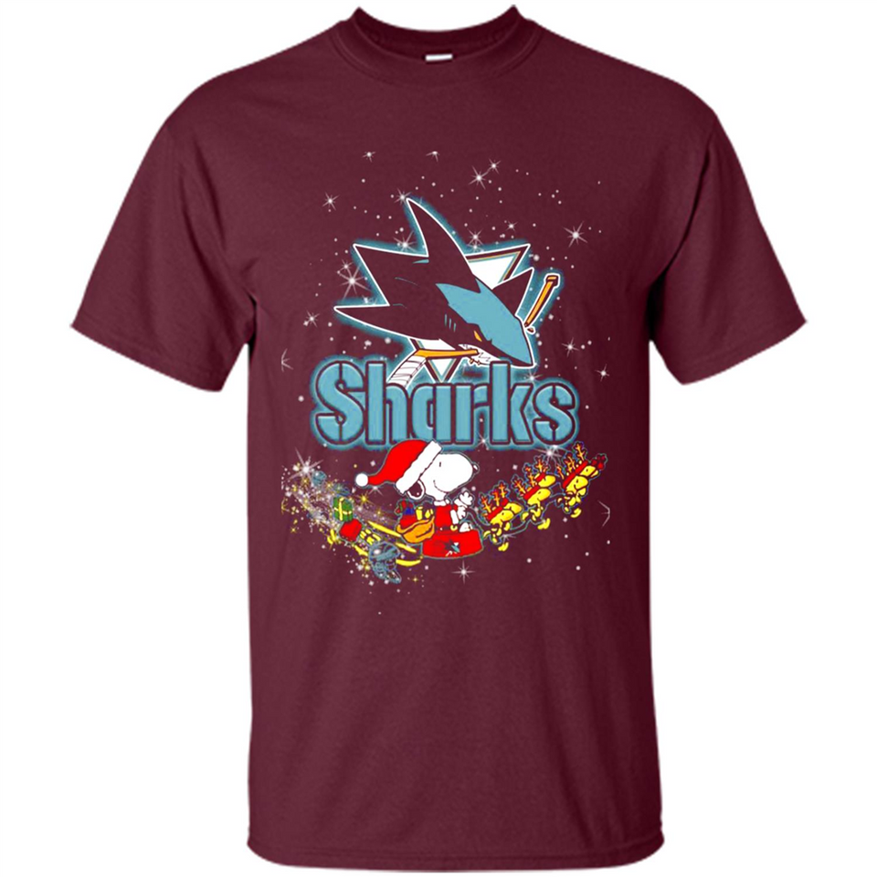 Snoopy Christmas San Jose Sharks - Shirt