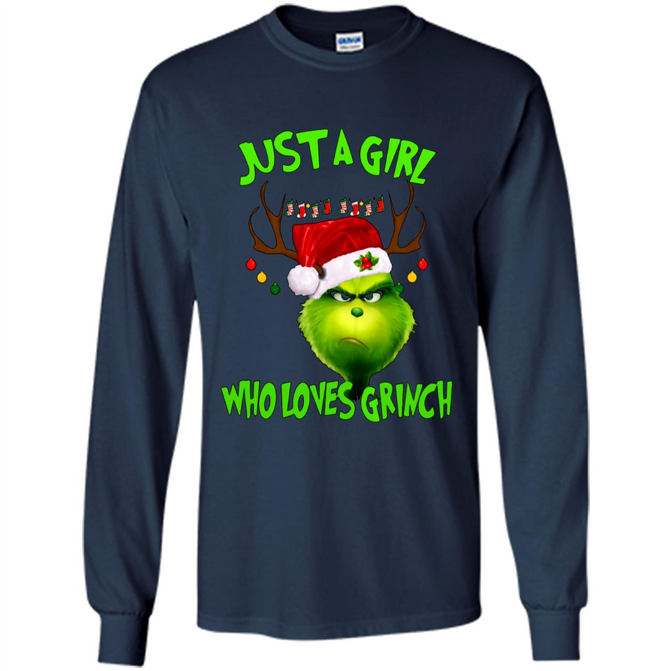 Just a Girl Who Loves Grinch Christmas PING PONG