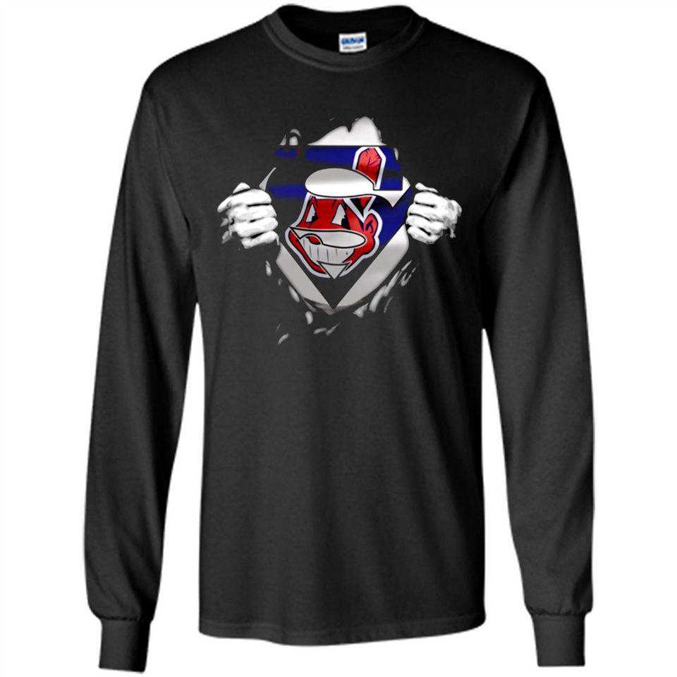 Cleveland Indians And Superman Fans - Long Sleeve T-Shirt