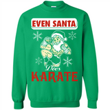 Even Santa Does Karate - Funny Karate - Sweatshirt