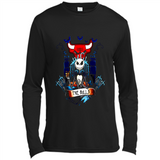 Chicago Bulls Halloween The Nightmare Before Christmas - Canvas Long Sleeve T-Shirt
