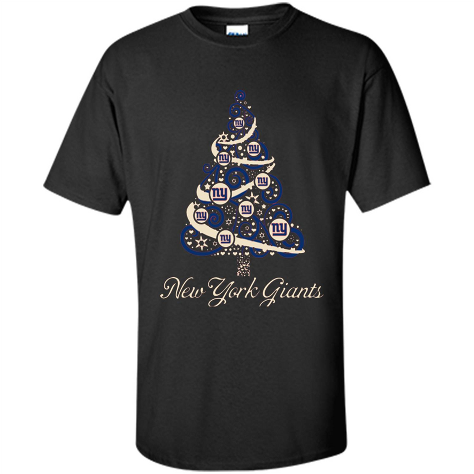New York Giants NFL Football Team Logo Christmas Tree T-Shirt - Shirt
