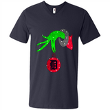 GRINCH HAND HOLDING DETROIT TIGERS GLITTER CHRISTMAS PINGPONG