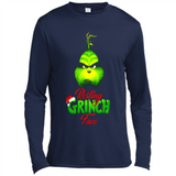 Resting Grinch Face Shirt PINGPONG - Canvas Long Sleeve T-Shirt
