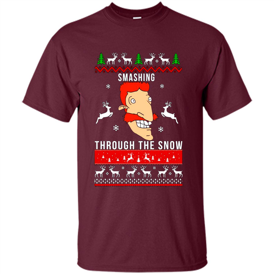 Nigel Thornberry Smashing through the snow Christmas sweatshirt PINGPONG